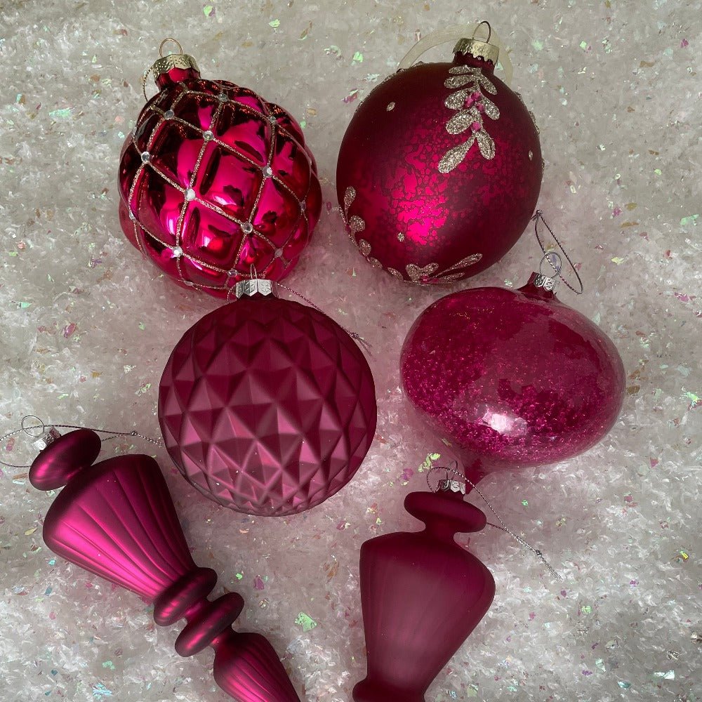 Deep pink Glass Onion - My Christmas