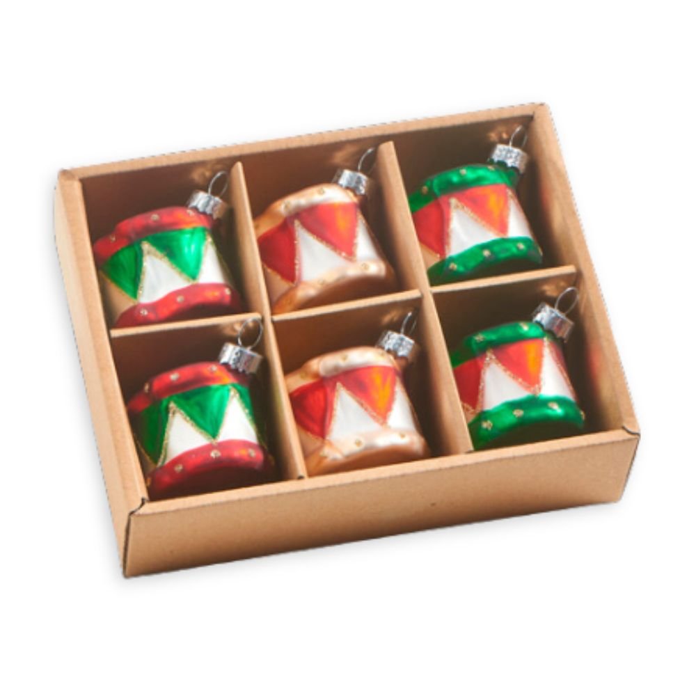 Drum Ornaments, Box of 6 - My Christmas