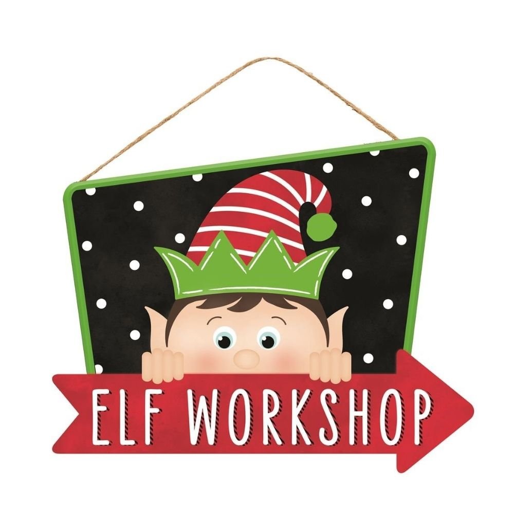 Elf Workshop Sign - My Christmas