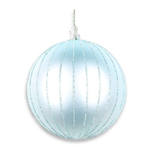 Frosty Matte Glitter Ball Ornament, Pack of 4 - My Christmas
