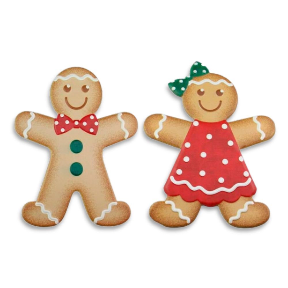Gingerbread Boy &amp; Girl Signs, Set of 2 - My Christmas