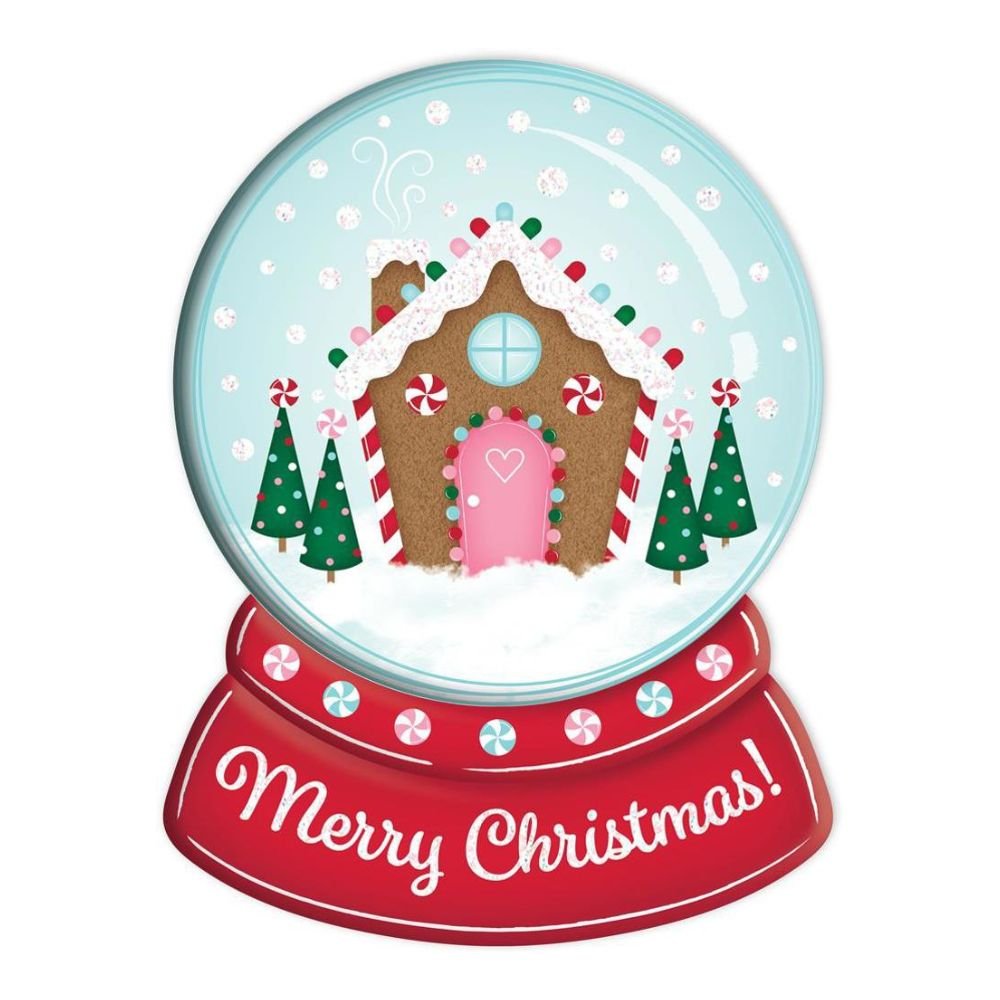 Gingerbread House Snow Globe Sign - My Christmas