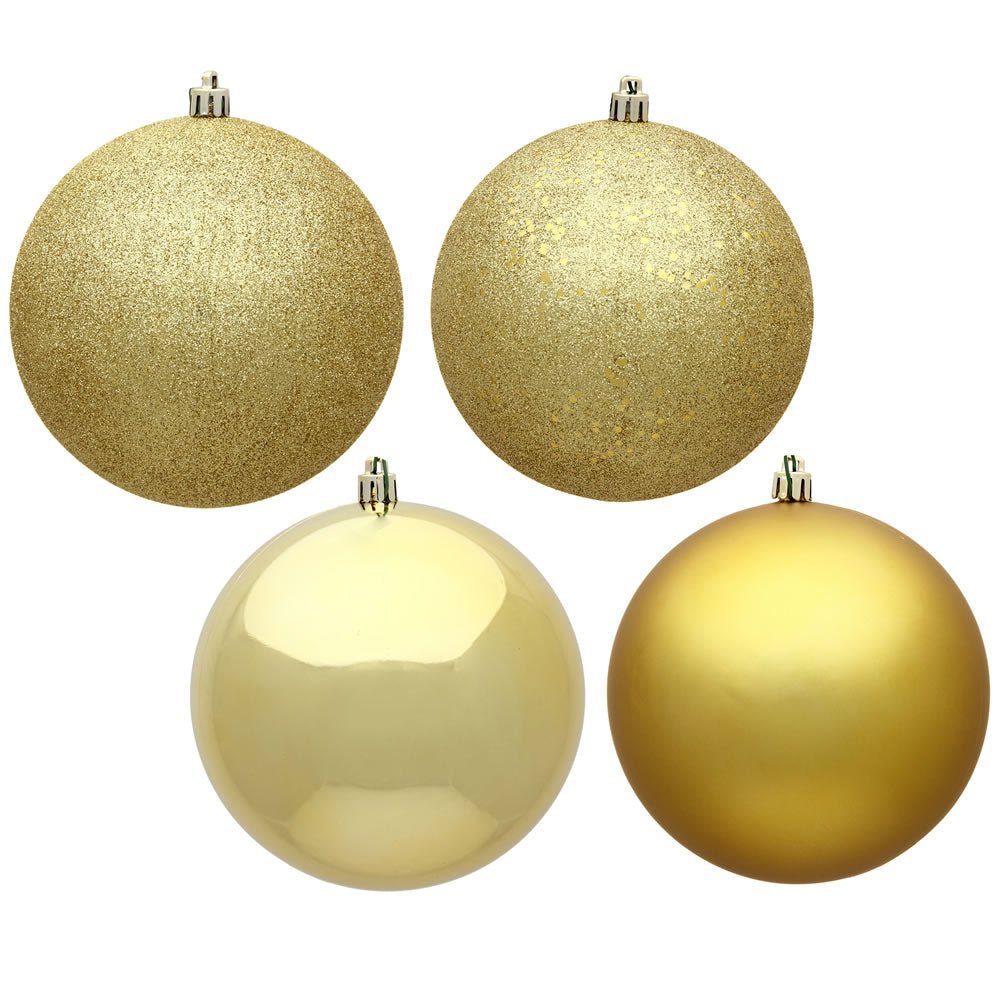 Gold Baubles, Various Sizes - My Christmas