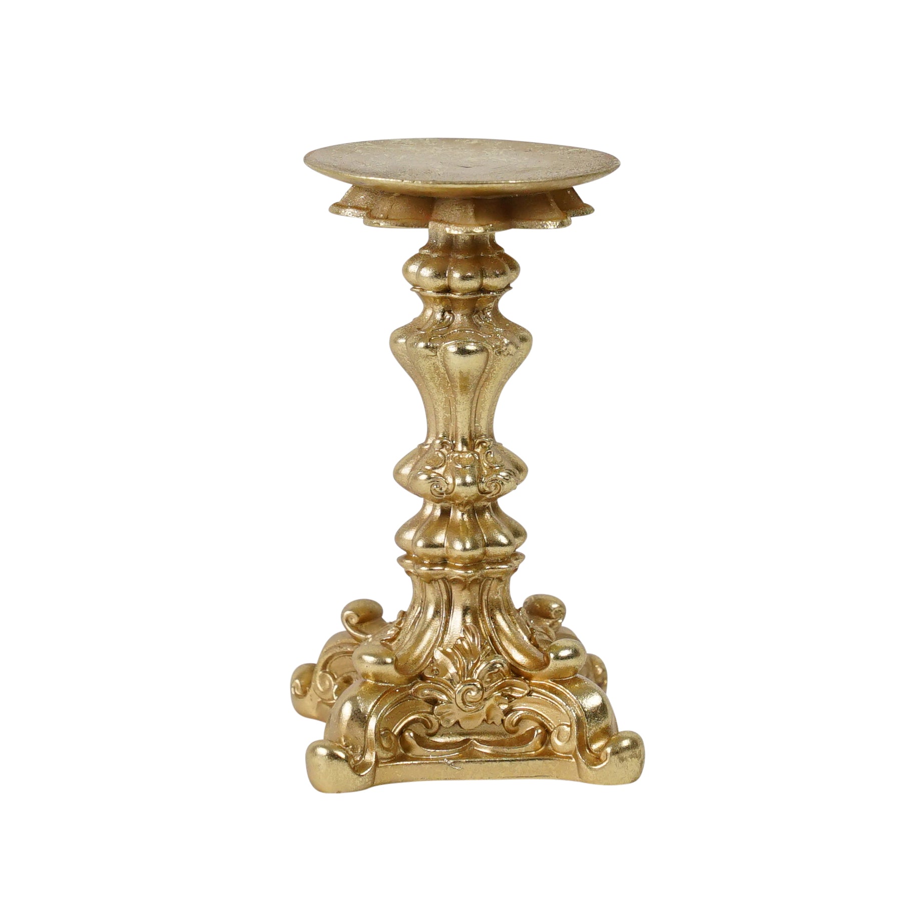 Gold Candle Holder, Large - My Christmas