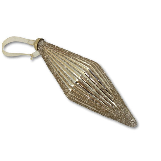 Gold Diamond Ornament, 13cm - My Christmas