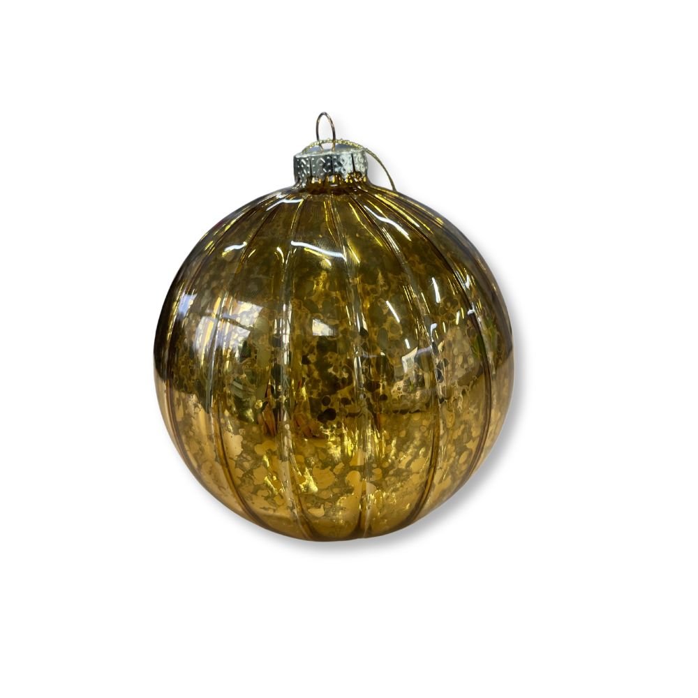 Gold Glass Bauble - My Christmas