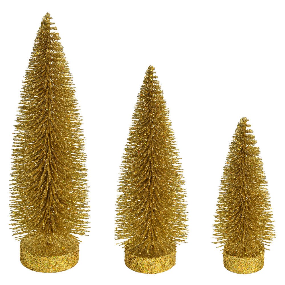Gold Glitter Tree Set - My Christmas
