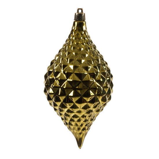 Gold Shiny Diamond Drop Ornament - My Christmas