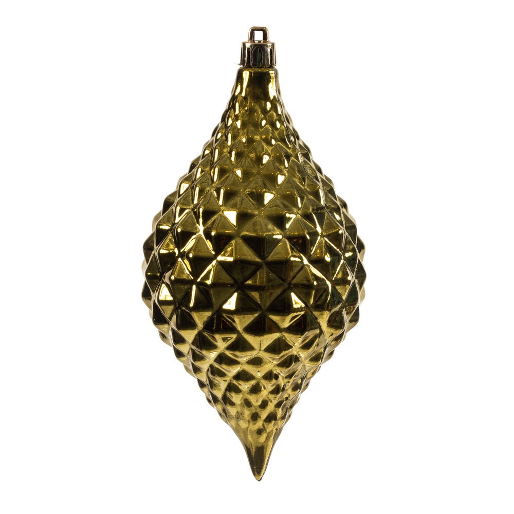 Gold Shiny Diamond Drop Ornament - My Christmas
