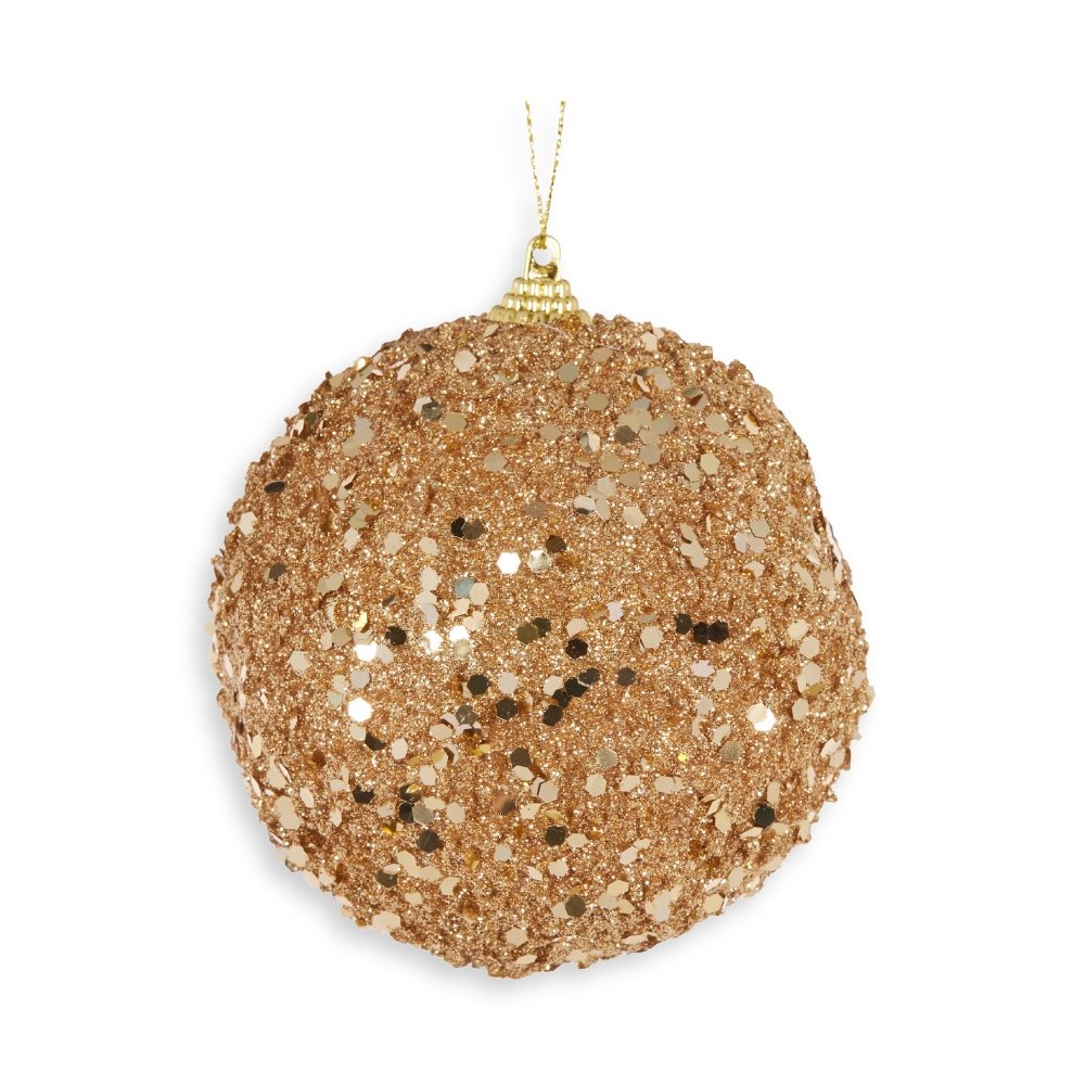 Gold Sparkles Bauble - My Christmas