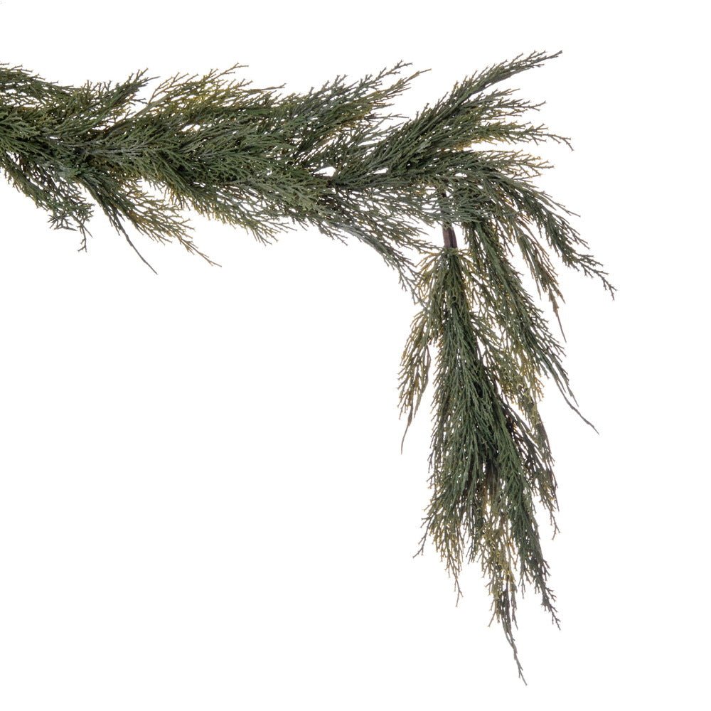 Green Cedar Garland - My Christmas