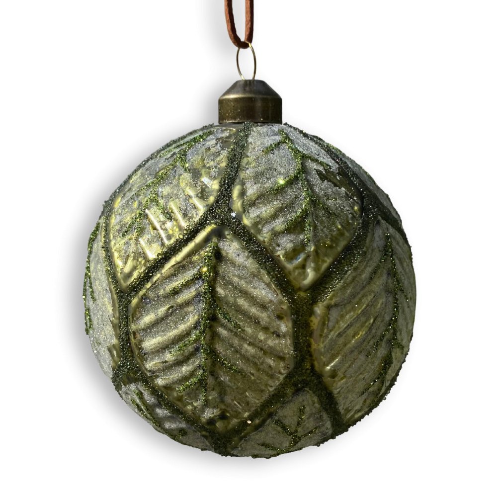 Green Glass Ball Ornament - My Christmas