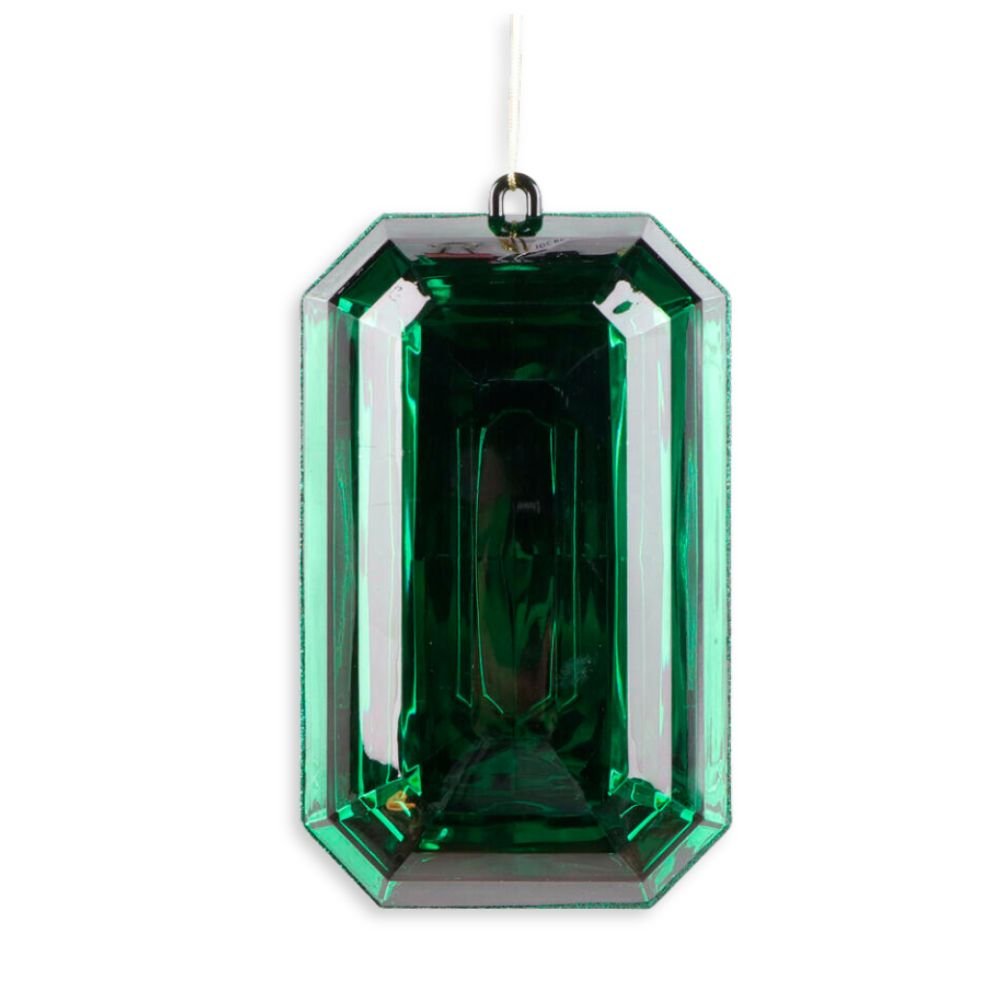 Green Rectangle Jewel - My Christmas