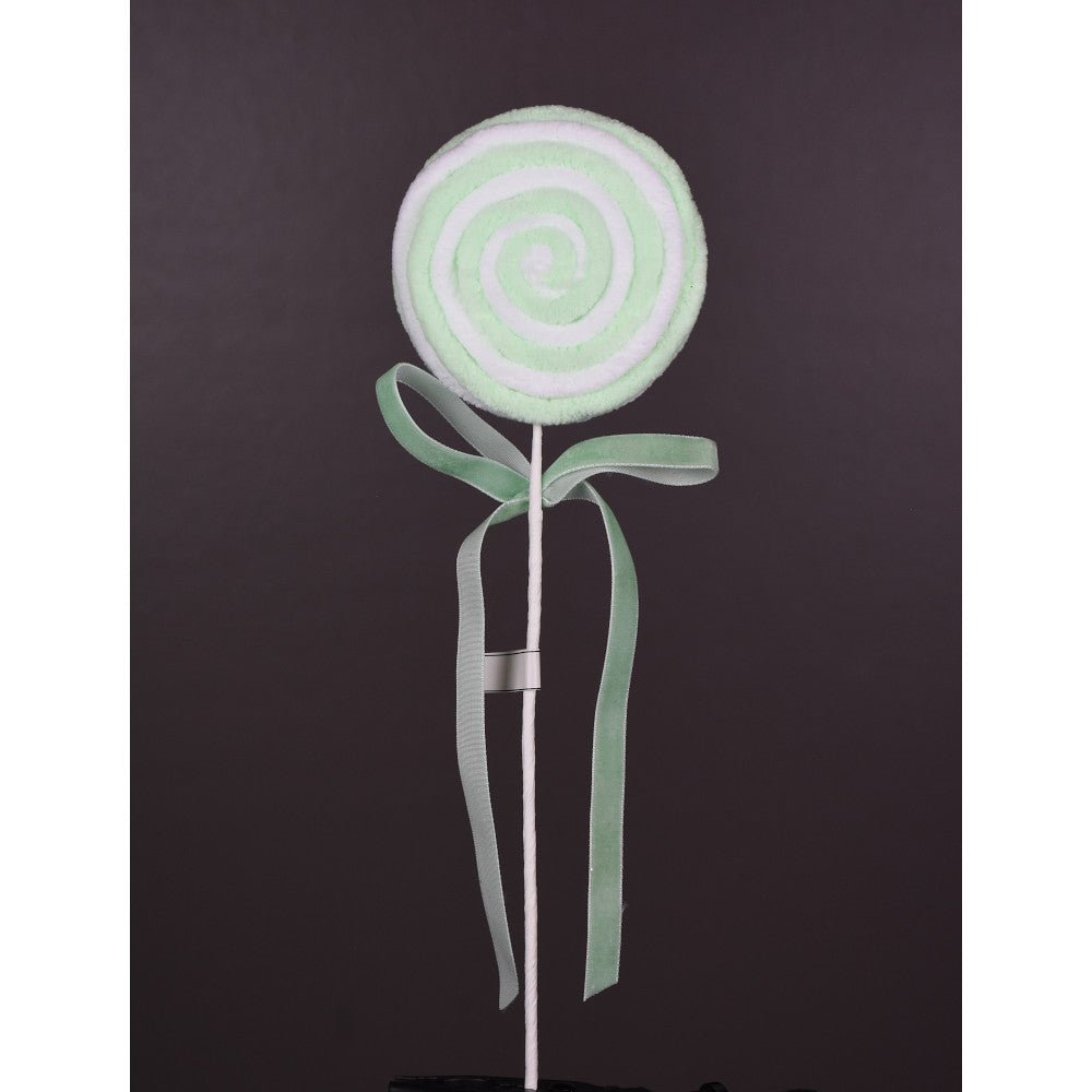 Green/White Lollipop ornament - My Christmas