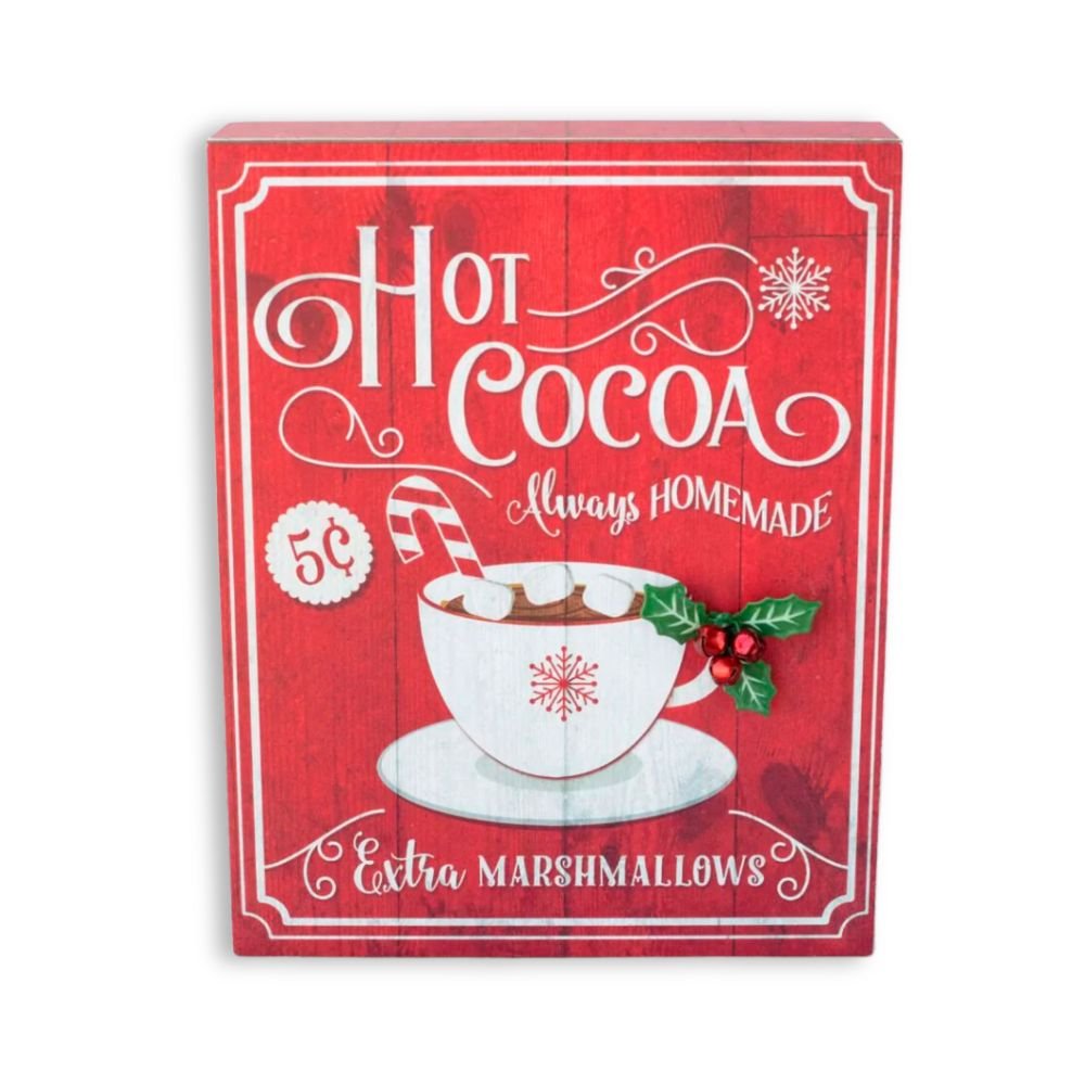 Hot Cocoa Block Sign - My Christmas