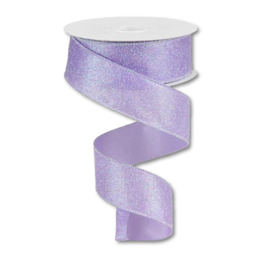 Iridescent Glitter Satin Ribbon, 9m - My Christmas
