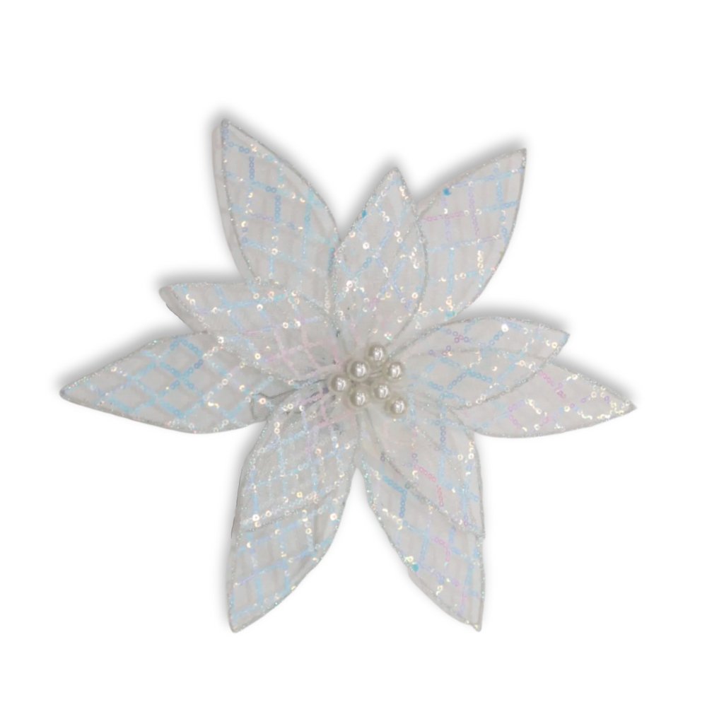 Iridescent White Pick - My Christmas