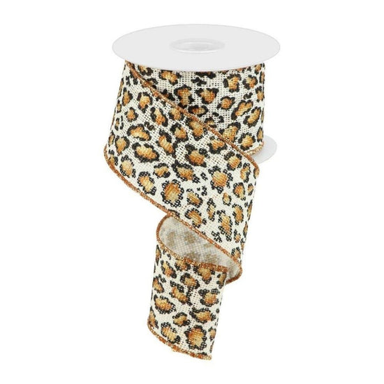Leopard Print Ribbon - My Christmas