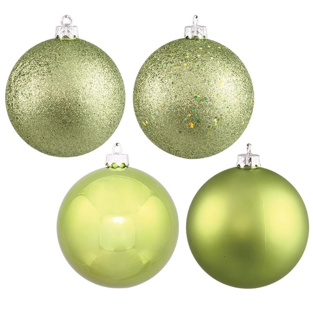 Lime Green Baubles, Various Sizes - My Christmas
