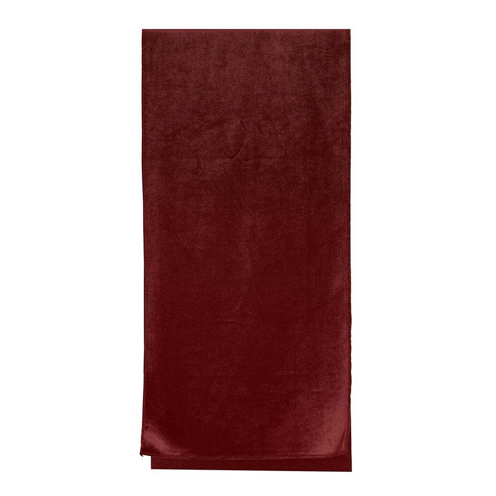 Luxury Burgundy Velvet Table Runner - My Christmas