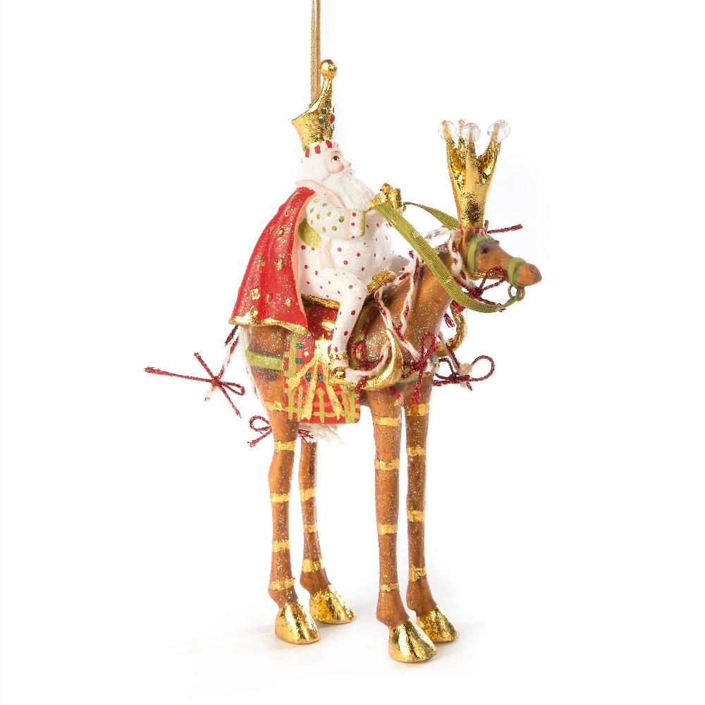 Melchior On Horse Ornament - My Christmas