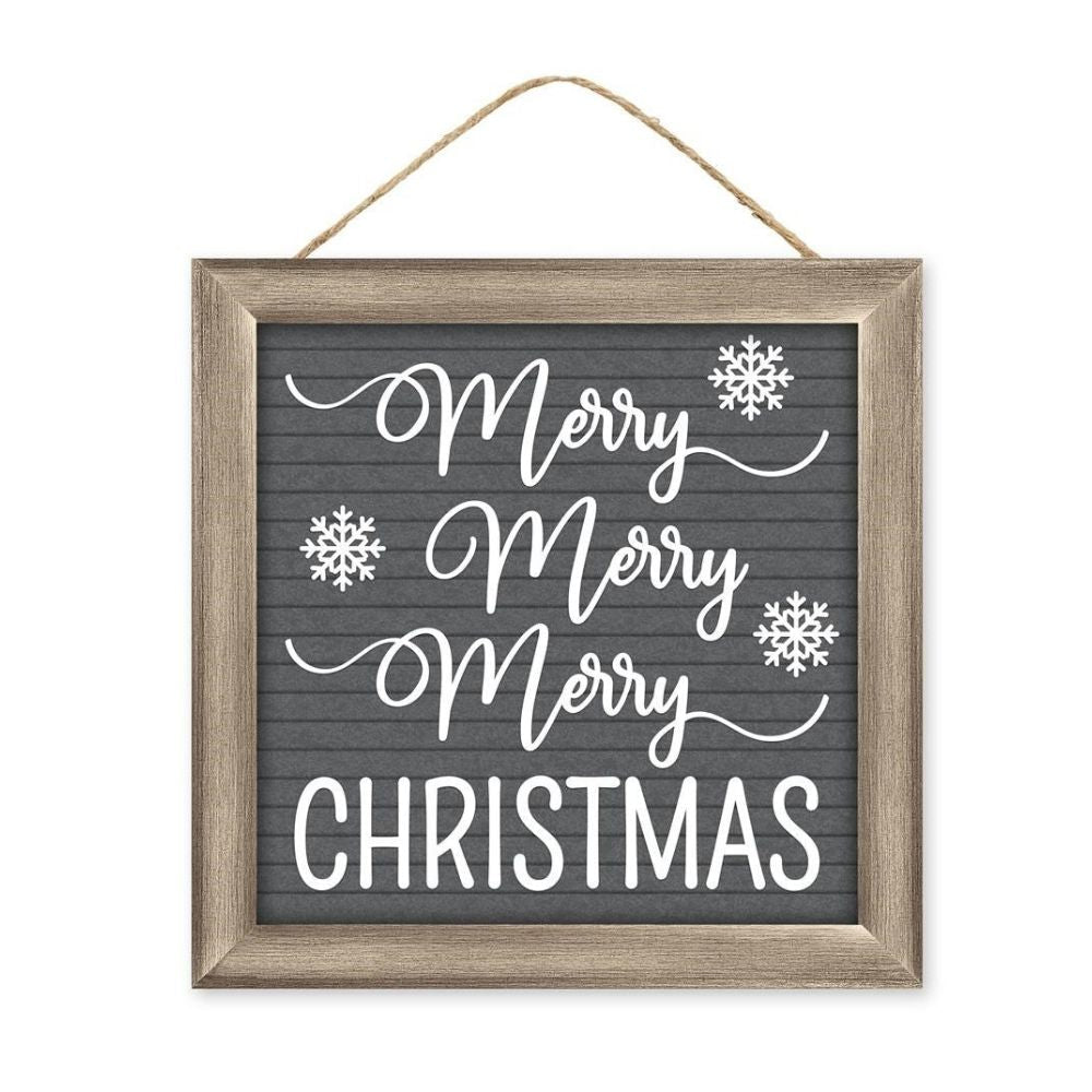 Merry Merry Merry Christmas Sign - My Christmas