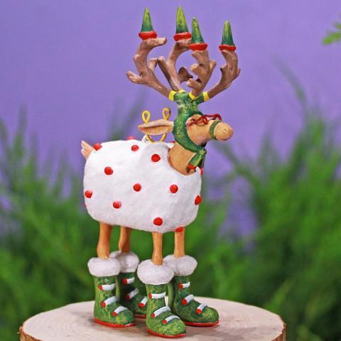 Mini Blitzen Ornament - My Christmas