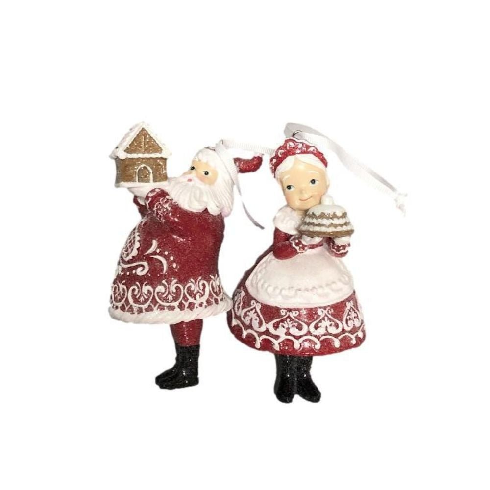 Mr and Mrs Claus Ornaments - My Christmas