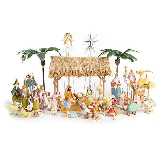 Nativity Shepherd And Sheep Figures - My Christmas