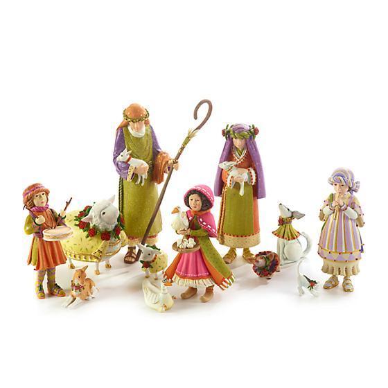 Nativity Shepherd And Sheep Figures - My Christmas