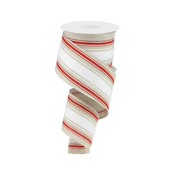 Natural/Red Stripe - My Christmas