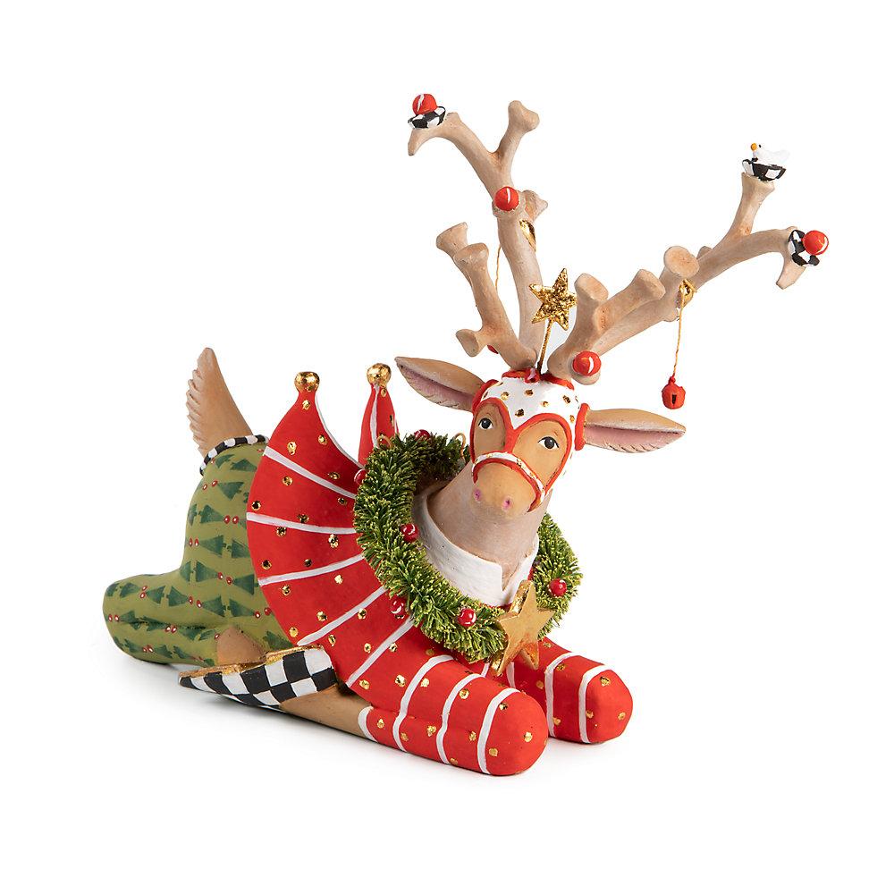 New for 2021 - Sitting Prancer Figure - My Christmas