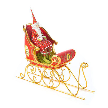 New for 2021 - Sleigh with Santa Figure - My Christmas