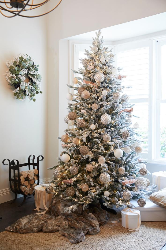 Norwegian Pine Snow Tree, 2.28m - My Christmas
