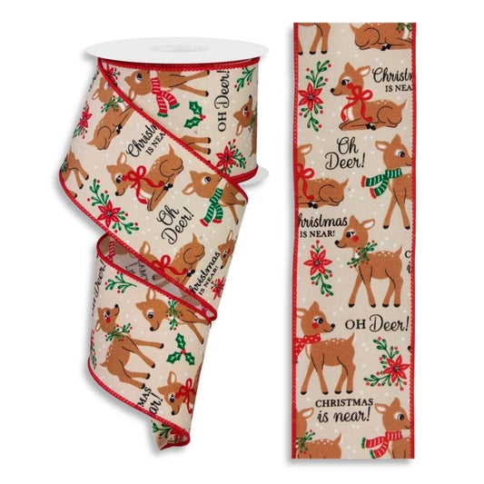 Oh Deer Ribbon - My Christmas