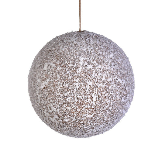 Pack of 4 10cm Beige Balls - My Christmas