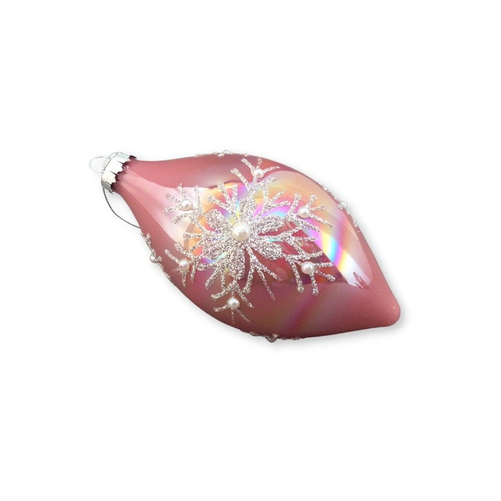 Pale Pink Drop Ornament - My Christmas