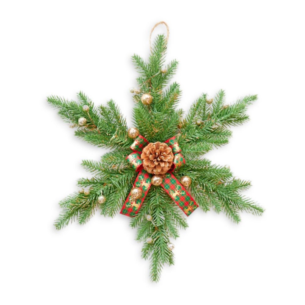 Pine Berry Snowflake - My Christmas