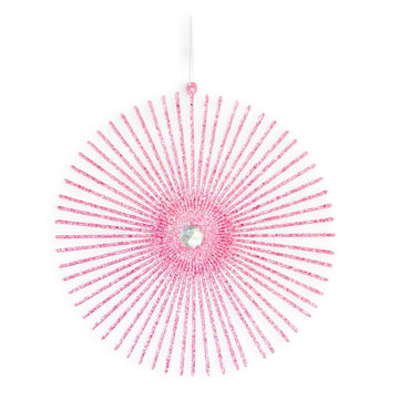 Pink Rays Ornament - My Christmas