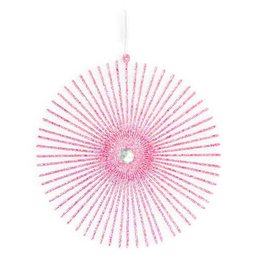 Pink Rays Ornament - My Christmas