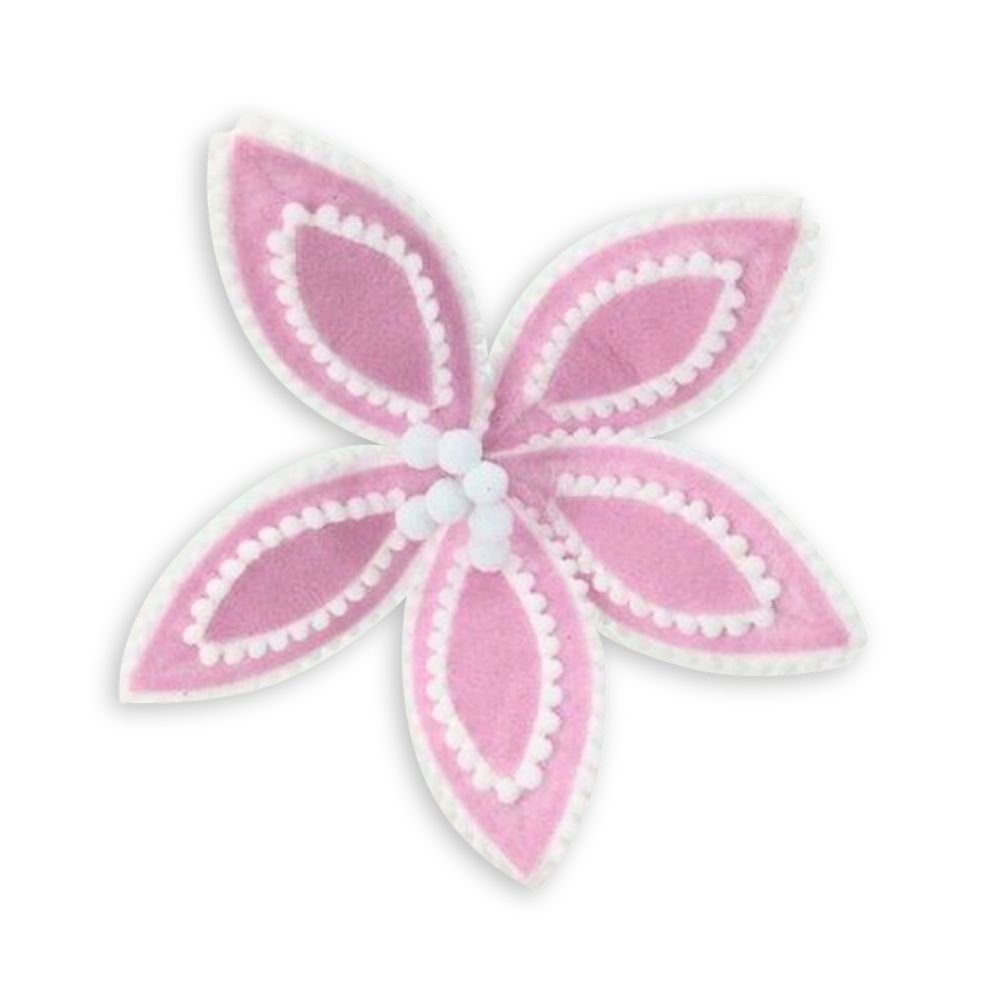 Pink Retro Flower Ornament - My Christmas