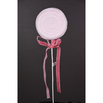 Pink/White Lollipop ornament - My Christmas