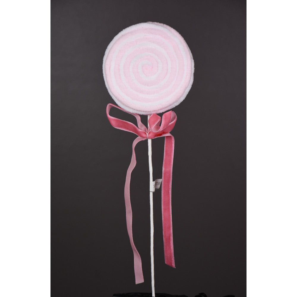 Pink/White Lollipop ornament - My Christmas