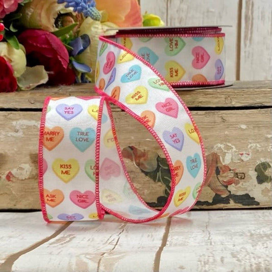 Pre-Order Item: Conversation Hearts Ribbon - My Christmas