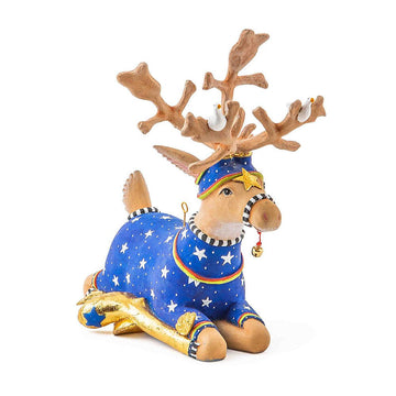 Pre-Order Item: Dash Away Sitting Comet Reindeer Figure - My Christmas