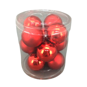 Red 4cm Bauble Pack - My Christmas