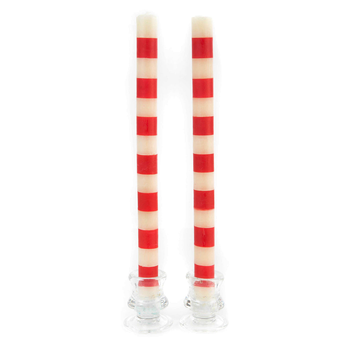 Red and White Candles - Set of 2 - My Christmas