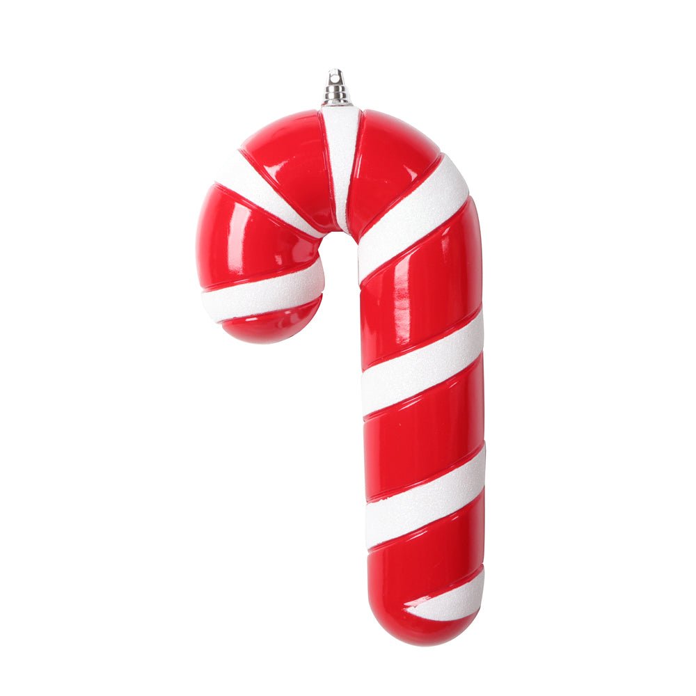 Red Enamel Candy Cane Ornament - My Christmas
