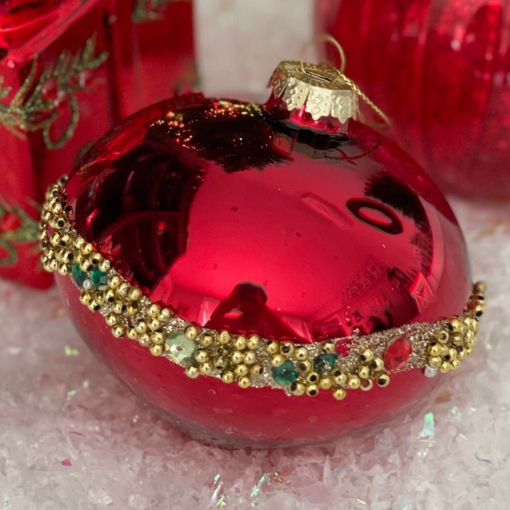 Red Glass Pack of 6 - My Christmas
