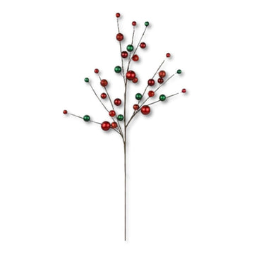 Red & Green Ball Spray - My Christmas